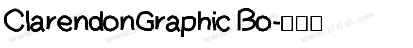 ClarendonGraphic Bo字体转换